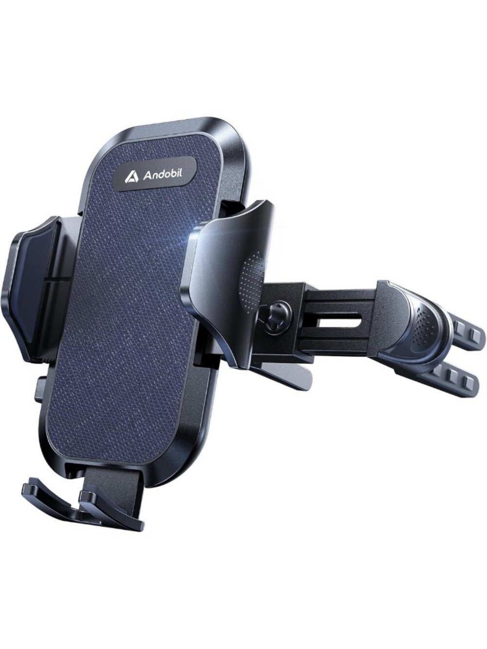 Universal Car Phone Holder - Round Vent Mount, 360° Rotation, Sturdy Clip for